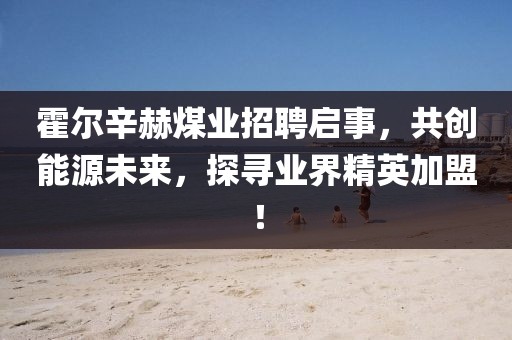 霍爾辛赫煤業(yè)招聘啟事，共創(chuàng)能源未來，探尋業(yè)界精英加盟！