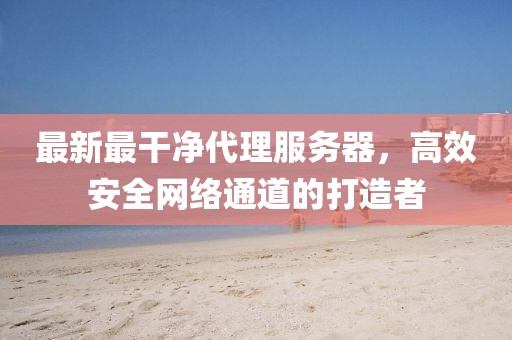 最新最干凈代理服務(wù)器，高效安全網(wǎng)絡(luò)通道的打造者