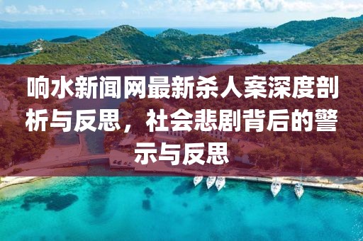 響水新聞網(wǎng)最新殺人案深度剖析與反思，社會(huì)悲劇背后的警示與反思