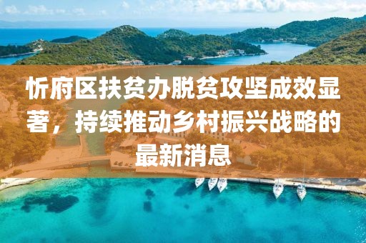 忻府區(qū)扶貧辦脫貧攻堅(jiān)成效顯著，持續(xù)推動(dòng)鄉(xiāng)村振興戰(zhàn)略的最新消息