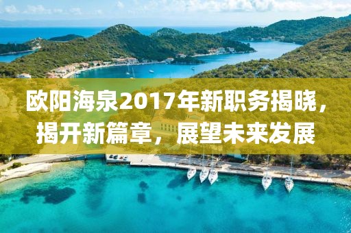 歐陽海泉2017年新職務(wù)揭曉，揭開新篇章，展望未來發(fā)展
