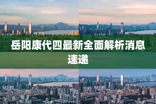 岳陽(yáng)康代四最新全面解析消息速遞