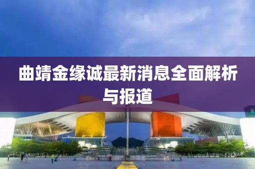 曲靖金緣誠最新消息全面解析與報道