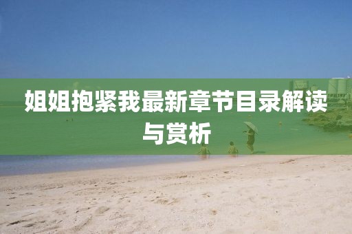 姐姐抱緊我最新章節(jié)目錄解讀與賞析