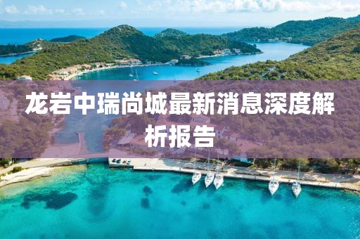龍巖中瑞尚城最新消息深度解析報告