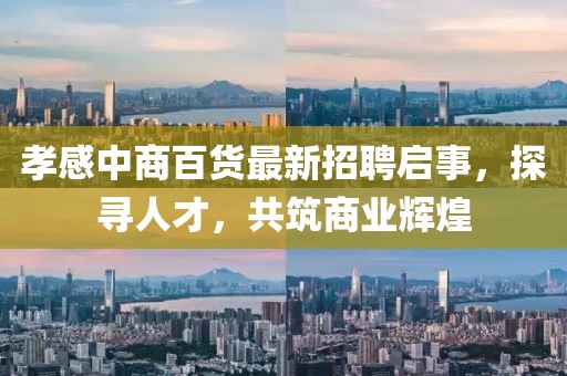 孝感中商百貨最新招聘啟事，探尋人才，共筑商業(yè)輝煌