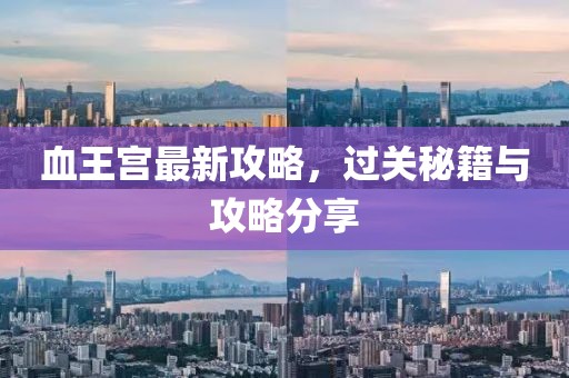 血王宮最新攻略，過關(guān)秘籍與攻略分享