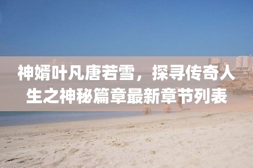 神婿葉凡唐若雪，探尋傳奇人生之神秘篇章最新章節(jié)列表