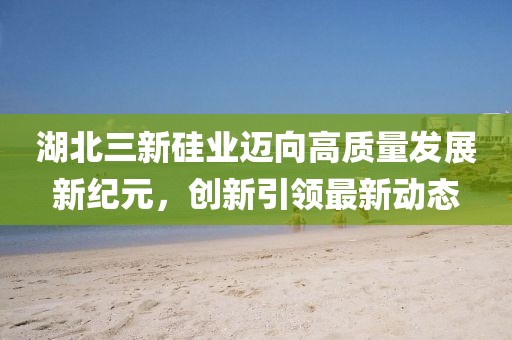湖北三新硅業(yè)邁向高質(zhì)量發(fā)展新紀(jì)元，創(chuàng)新引領(lǐng)最新動(dòng)態(tài)
