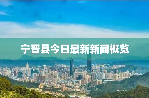 寧晉縣今日最新新聞概覽