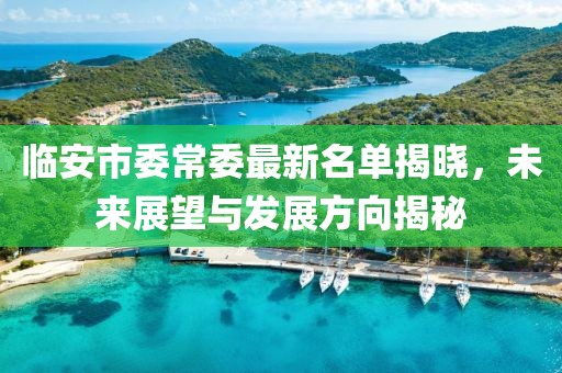 臨安市委常委最新名單揭曉，未來展望與發(fā)展方向揭秘