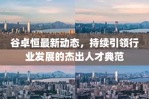 谷卓恒最新動態(tài)，持續(xù)引領行業(yè)發(fā)展的杰出人才典范