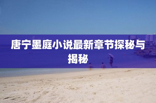 唐寧墨庭小說最新章節(jié)探秘與揭秘